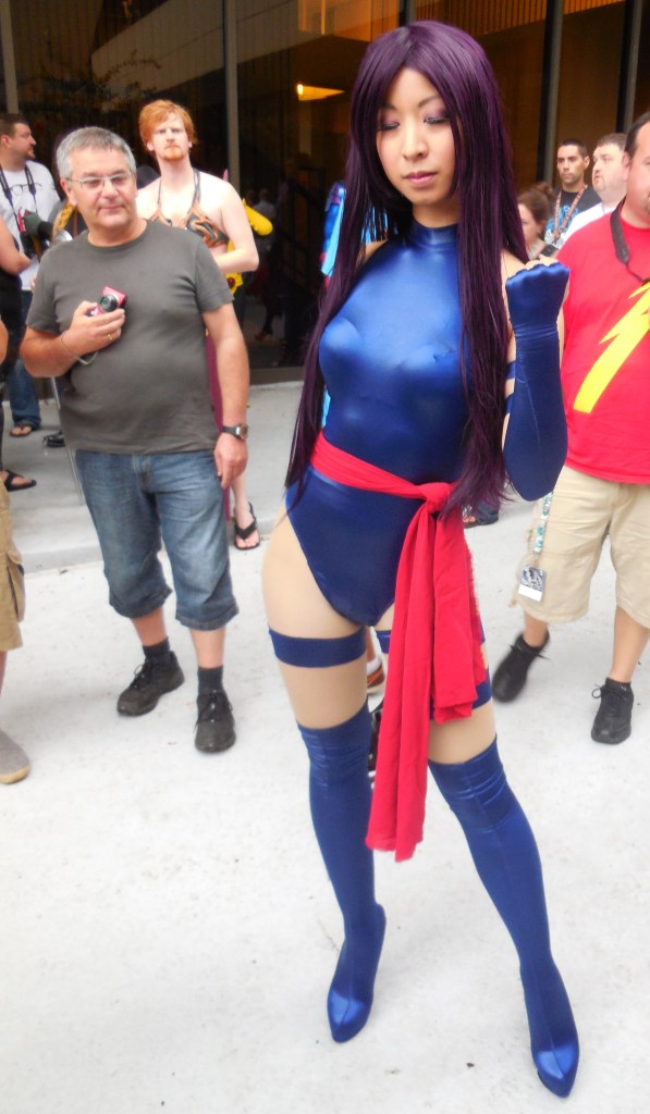 PSYLOCKE While going through my photos I realized both pics I took of Psylocke caught her with her eyes closed. Because of that, I almost didn’t add her to this post. But she looks so lovely it would’ve been a shame to leave her out. ^_^ 