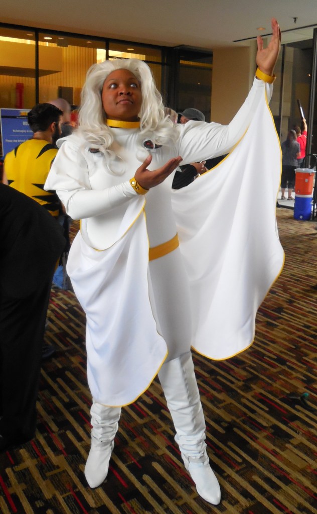 STORM It looks like she’s about to call down the thunder. :D 